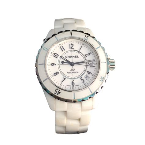 montre chanel j12 blanche occasion|Chanel j12 used.